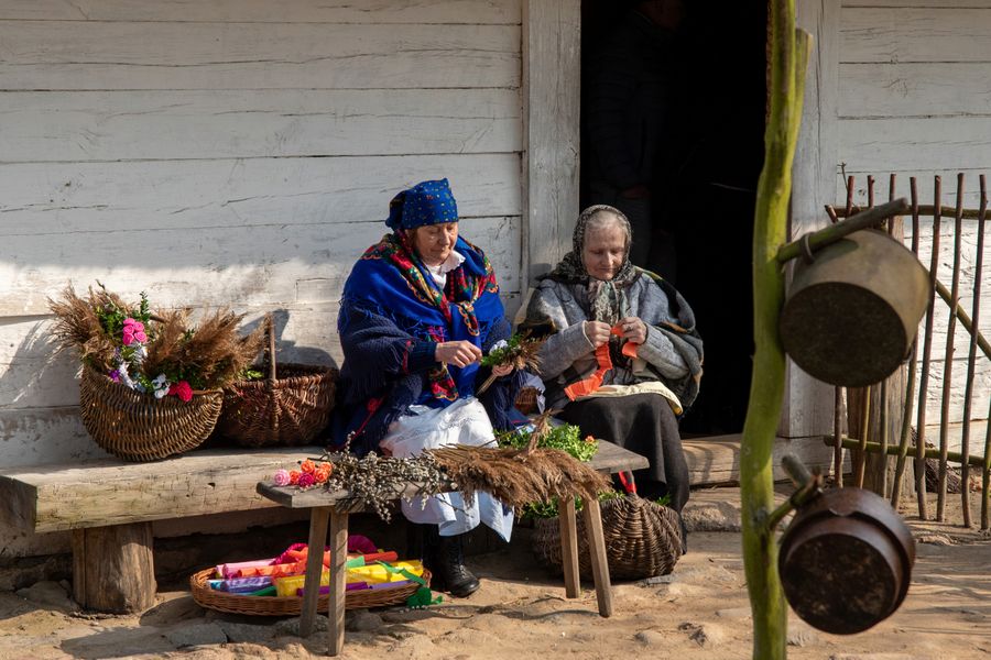Sierpecki skansen tętnił życiem. Tłumy na Niedzieli Palmowej