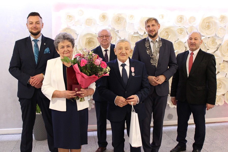 uhonorowani za długoletnie pożycie małżeńskie