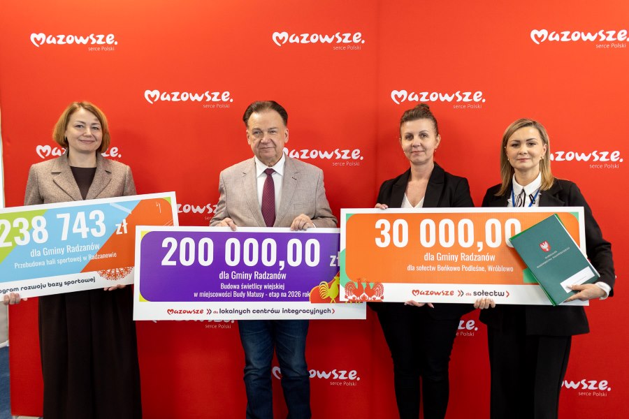 Ponad 7 mln zł dla północnego Mazowsza. Ruszą inwestycje w gminach i sołectwach