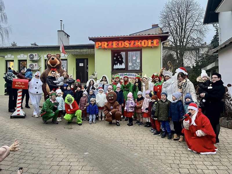 przedszkole, dzieci, przedszkolaki, zaprzęg świętego mikołaja