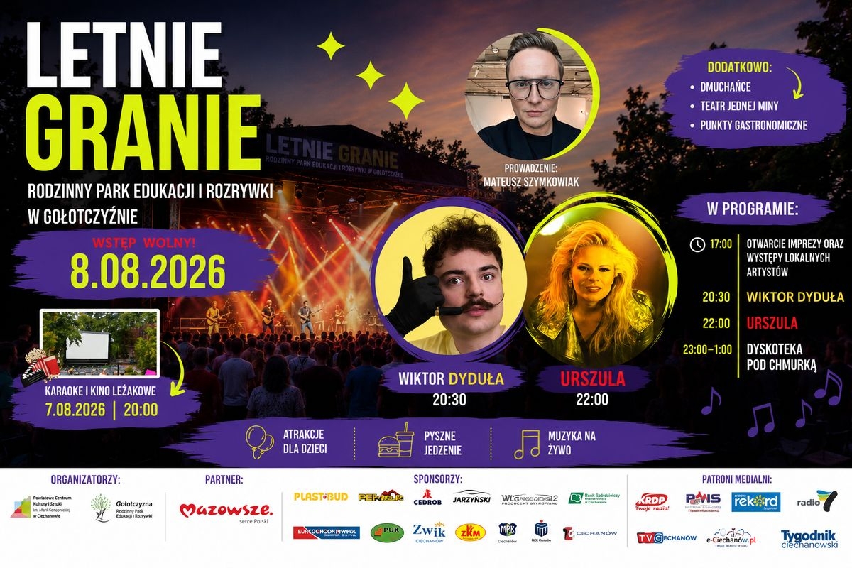 Dwa dni muzyki, kina i rodzinnej zabawy. „Letnie Granie” ponownie w Gołotczyźnie