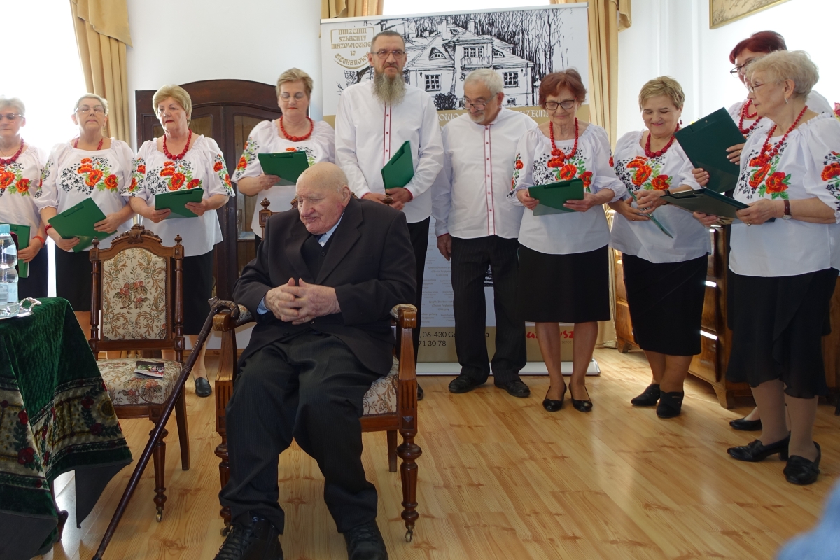 Stefan Chojnowski podczas jubileuszu 95-lecia.