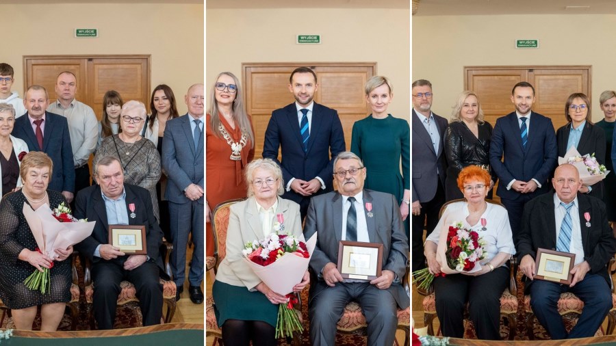 Złote gody w Ciechanowie. Trzy pary świętowały 50 lat małżeństwa