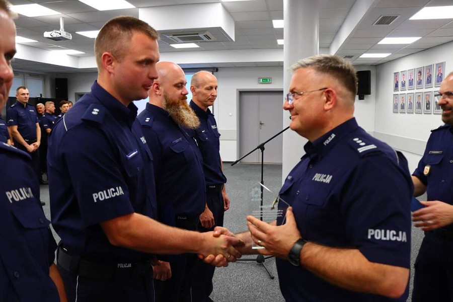 Sukces policjanta z Ciechanowa. Podkom. Daniel Kacprzak na podium wojewódzkiego konkursu