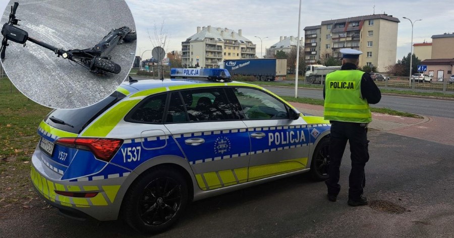 11-latek na hulajnodze elektrycznej zderzył się z samochodem. Sprawą zajmie się sąd