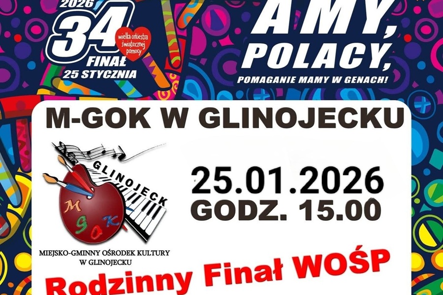 Rodzinny finał WOŚP w Glinojecku