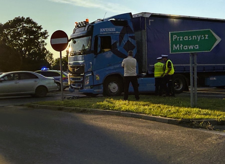 Potrącenie rowerzysty na przejeździe dla rowerów