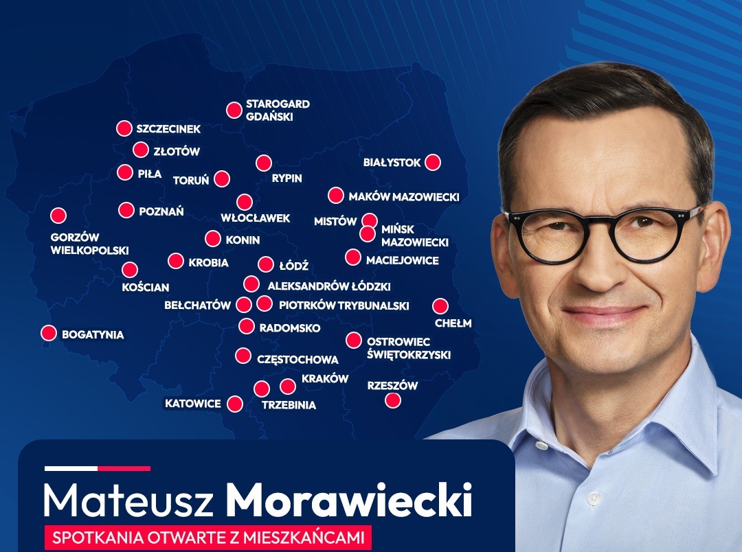 Mateusz Morawiecki spotka się z mieszkańcami Makowa Mazowieckiego