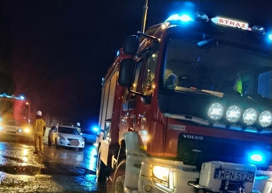 Poważny wypadek na terenie żwirowni. Mężczyzna wpadł do pracującej maszyny