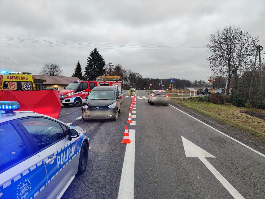 Poważny wypadek w Chociszewie, 42-latka jest w ciężkim stanie 