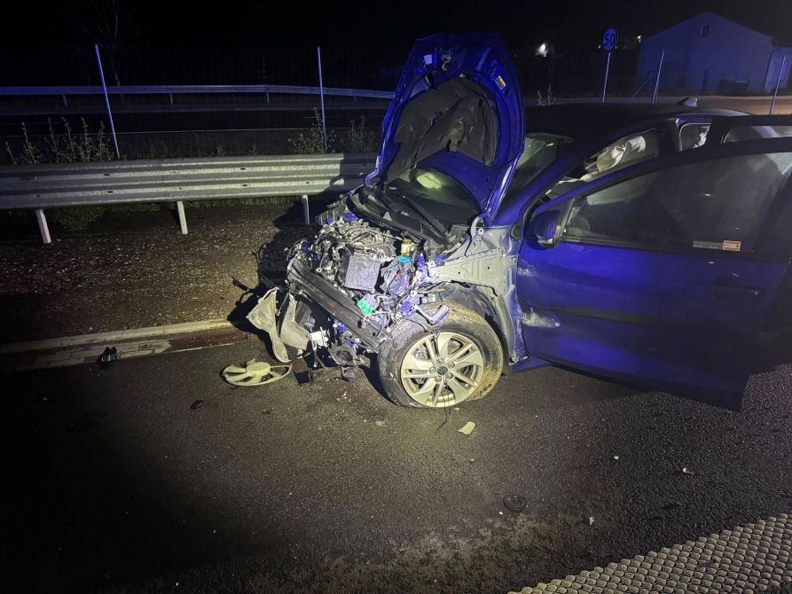 Wypadek na S7. Kierowca najprawdopodobniej zasnął 