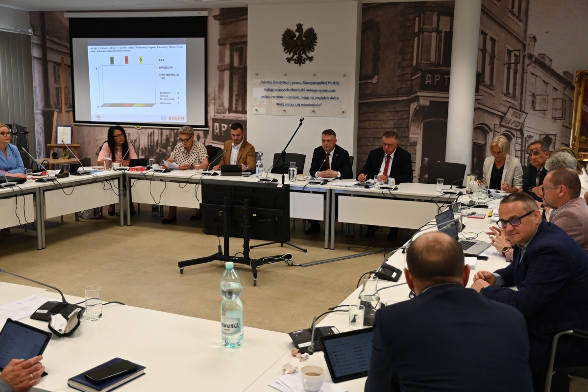 Burmistrz Płońska z absolutorium 