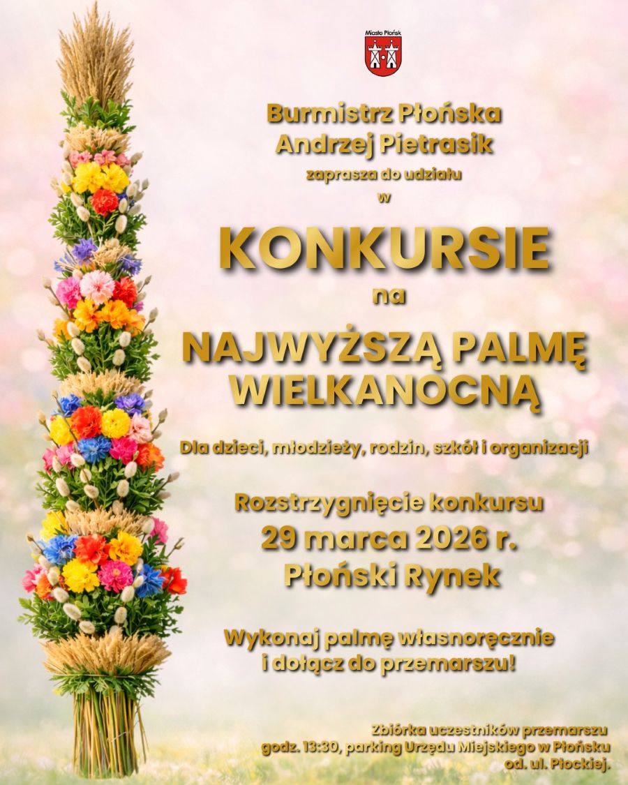 Konkurs na najwyższą palmę wielkanocną 