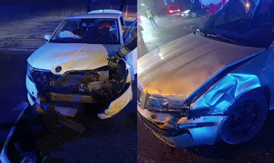 Ku przestrodze. Nieustąpienie pierwszeństwa przyczyną kolizji dwóch osobówek