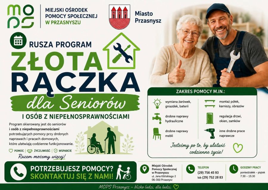 Złota rączka w Przasnyszu