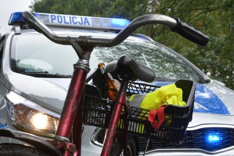 Dwa promile u rowerzysty. Policja apeluje o rozsądek