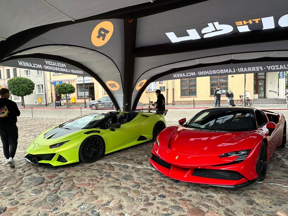 Lamborghini, Ferrari MCLaren i inne supersamochody zjechały na rynek w Pułtusku