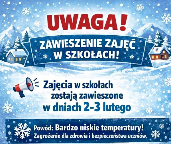 Siemiątkowo. Odwołane zajęcia szkolne