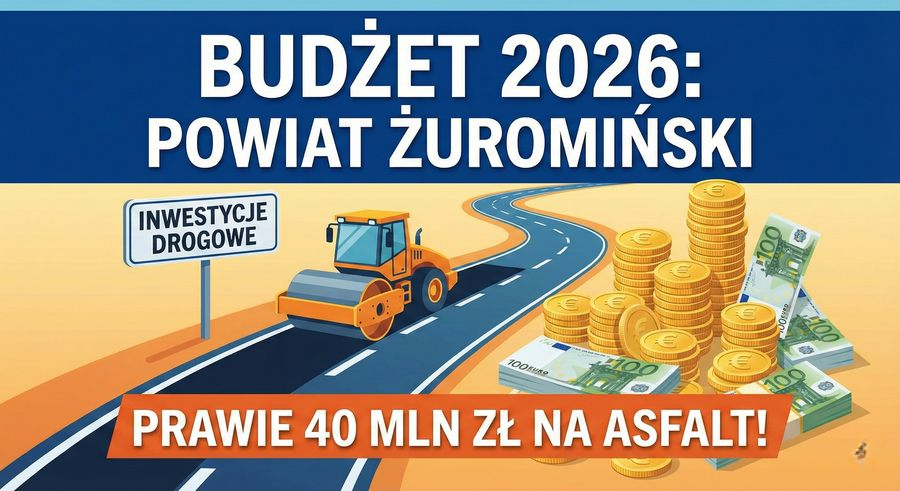 Powiatowy budżet na bogato. Prawie 40 milionów pójdzie w asfalt